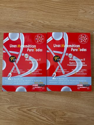 Libros Unas Matemáticas Para Todos de Mates II