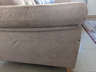 Sofá 3.5 plazas beige 280cm