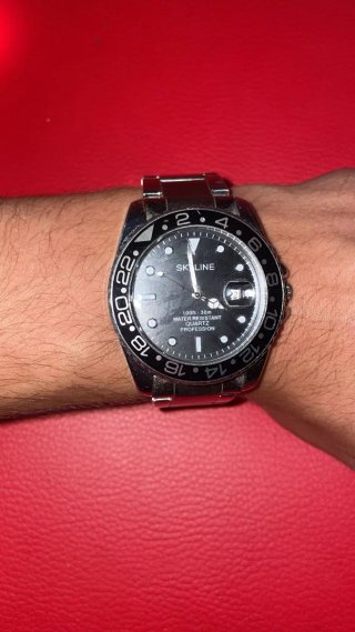 Reloj SKYLINE Acero Inoxidable Esfera Negra