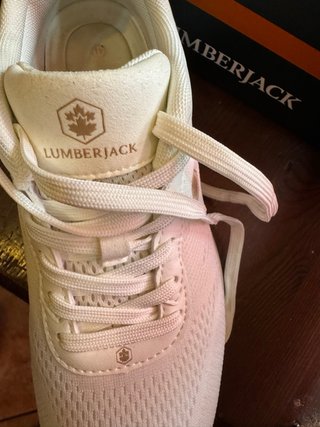 Scarpe donna Lumberjack bianche e oro