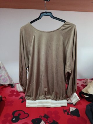 Blusa Romántica Encaje My Story Paris Talla U