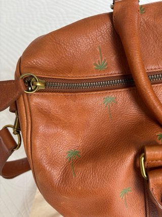 Bolso Bimba y Lola Marrón Palmeras