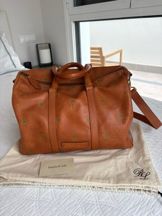 Bolso Bimba y Lola Marrón Palmeras