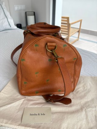 Bolso Bimba y Lola Marrón Palmeras