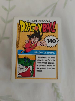 Colección completa Dragon Ball (140 cromos)