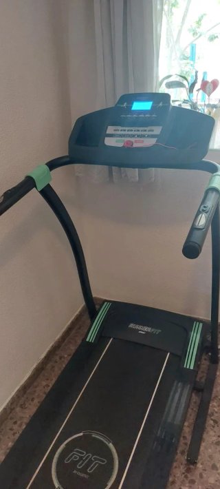 Cinta de correr sin apenas uso, plegable,