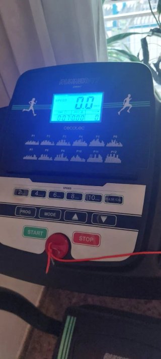 Cinta de correr sin apenas uso, plegable,