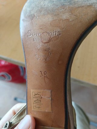 Sandalias de tacón Som-Mits de piel Talla 38