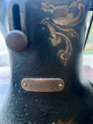 Máquina de coser Singer antigua 1903