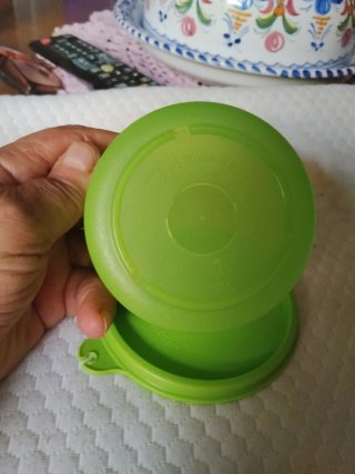 Contenitore Tupperware verde piccolo
