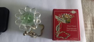 segnaposto con candela e  lucina reading  light ba