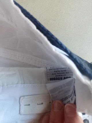Pantalón corto blanco niño Talla 14