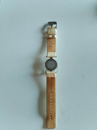 Reloj Seyart Mujer Correa Piel Beige/Plateado