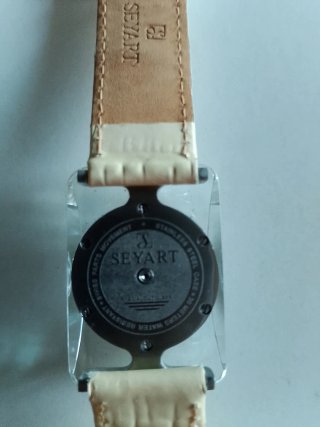 Reloj Seyart Mujer Correa Piel Beige/Plateado