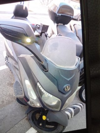 Sym Evo 2011 Maxi Scooter Negra/Gris