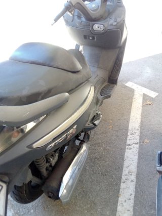 Sym Evo 2011 Maxi Scooter Negra/Gris