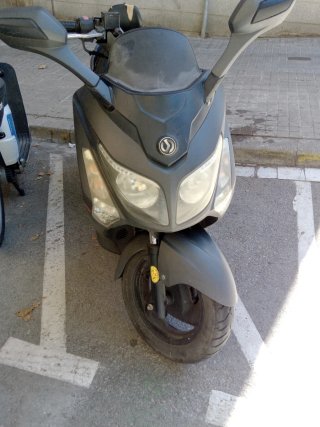 Sym Evo 2011 Maxi Scooter Negra/Gris