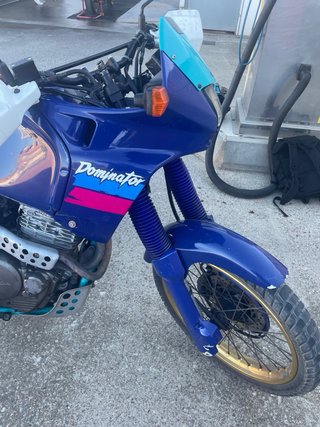 Honda Dominator 650 1991 Enduro Azul