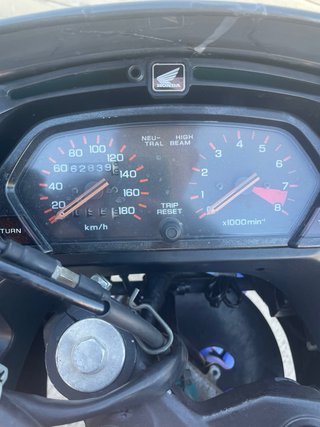 Honda Dominator 650 1991 Enduro Azul