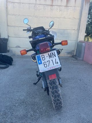 Honda Dominator 650 1991 Enduro Azul