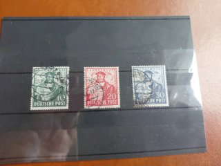 Lote 3 Sellos Correos Alemania Hannover 1949