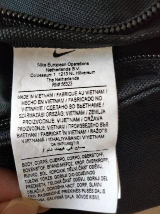 Riñonera Nike Negra y Verde