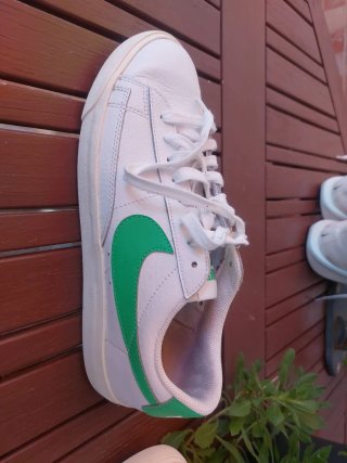 Nike Blazer Low Leather Zapatillas Verde/Blanco