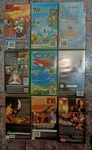 Pacchetto 10 Film VHS Classici Anni 90