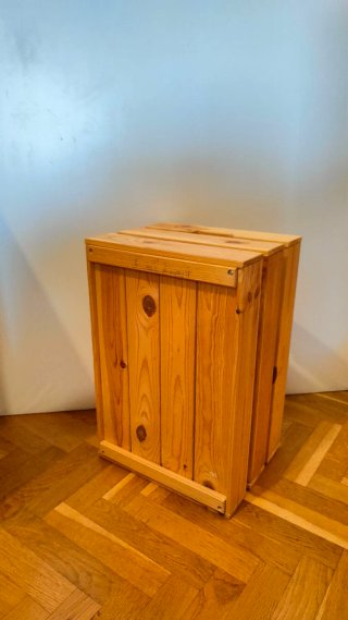Cajón de pino KNAGGLIG IKEA caja