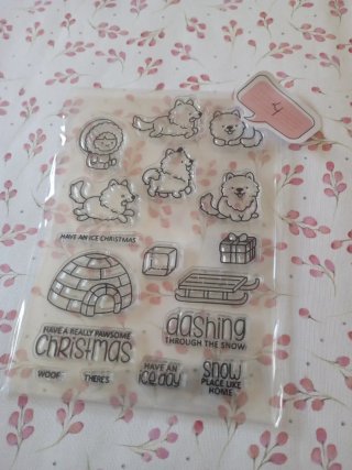 Sellos Silicona pack N° 8 Ratones Invierno