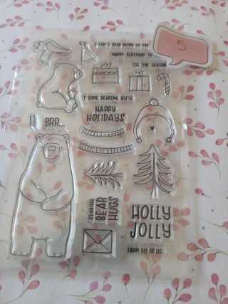 Sellos Silicona pack N° 8 Ratones Invierno