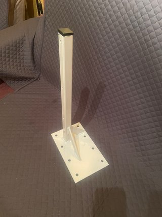 Tendedero de pared de hierro fundido . Sin uso
