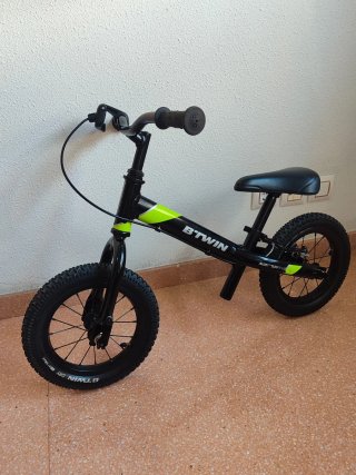 Bici aluminio Btwin sin pedales