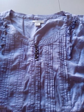 Blusa Sfera azul talla L 40/42