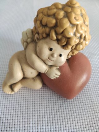 Lotto 6 Angioletti / Putti da Collezione in Resina