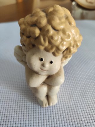 Lotto 6 Angioletti / Putti da Collezione in Resina