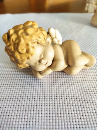 Lotto 6 Angioletti / Putti da Collezione in Resina