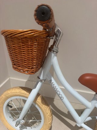 Bicicleta vintage infantil BANYWOOD con cesta