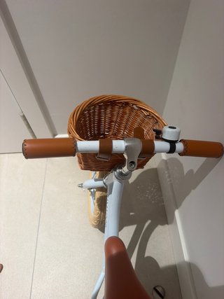 Bicicleta vintage infantil BANYWOOD con cesta