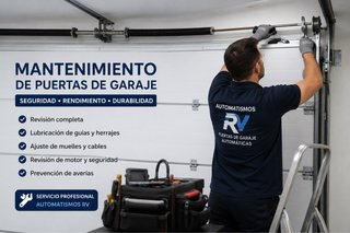 Mantenimiento puertas de garaje y automáticas