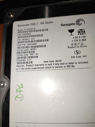 3 Discos Duros IDE Seagate 160GB