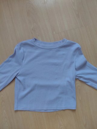 Camiseta Hym morada manga larga niña