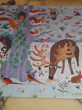 Puzzle Usborne 100 Piezas In the Forest