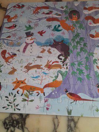 Puzzle Usborne 100 Piezas In the Forest