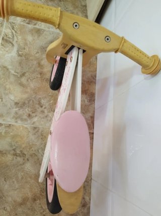 Bicicleta de madera infantil