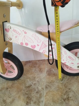 Bicicleta de madera infantil