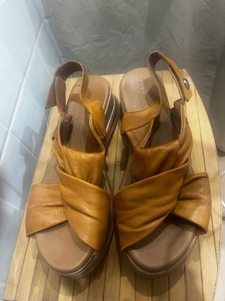 Sandalias Paula Urban Piel Marrón Talla 38