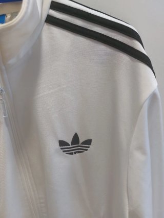Chaqueta Adidas Blanca y negra Talla L