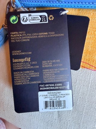 Loungefly Disney Cenicienta Cartera