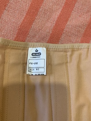 Faja Sacrolumbar Orliman Semirrígida Alta